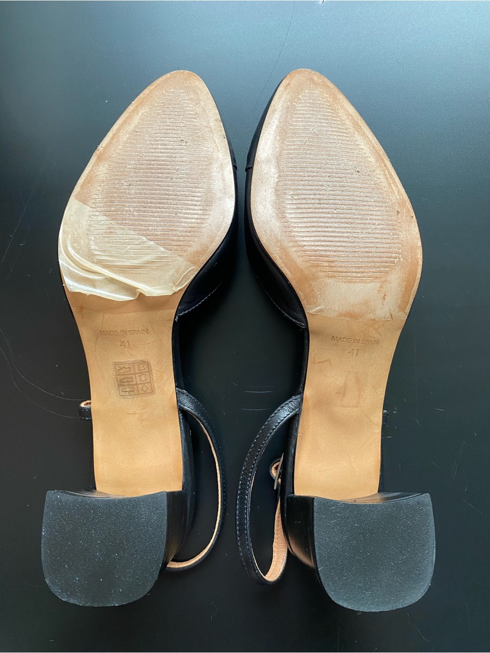 L’Intervalle Palar Leather Slingback Block Heel Sandals EU 41 - Picture 6 of 10